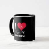 Ich Liebe meine Crazy Hot Phantastisch Girlfriend Tasse (Vorderseite Links)