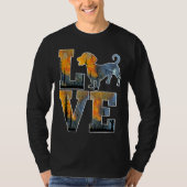 Ich Liebe meine Dackel Funny Dog Lover T-Shirt (Vorderseite)