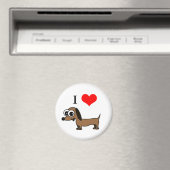 Ich Liebe meine Dackel Magnet (In Situ (Geschirrspüler))