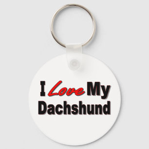 Ich Liebe meine Dackel Schlüsselanhänger