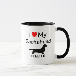 Ich Liebe meine Dackel Tasse
