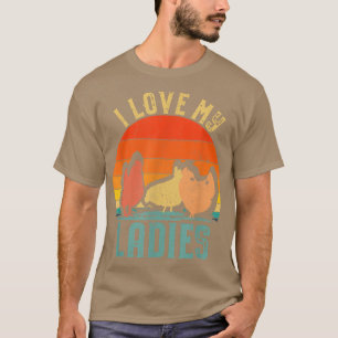 Ich Liebe meine Damen Funny Spaß Geflügel landwirt T-Shirt