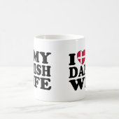 Ich Liebe Meine dänische Ehefrau Kaffeetasse (Mittel)