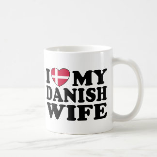 Ich Liebe Meine dänische Ehefrau Kaffeetasse
