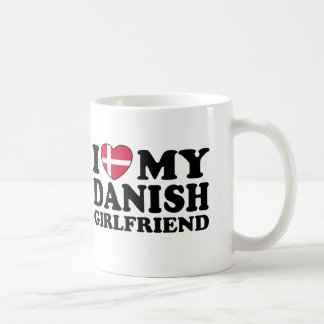 Ich Liebe Meine dänische Freundin Kaffeetasse