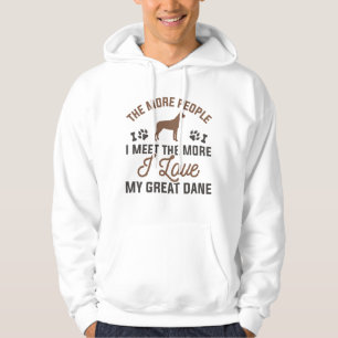 Ich liebe meine Deutsche Dogge Hoodie