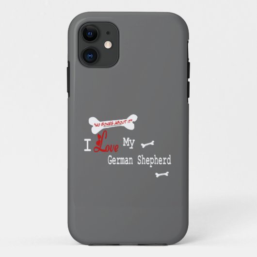 Ich Liebe meine deutsche Schäferin Case-Mate iPhone Hülle (Rückseite)