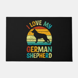 Ich Liebe meine deutsche Schäferin Fußmatte