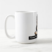 Ich Liebe meine deutsche Schäferin Kaffeetasse (Links)