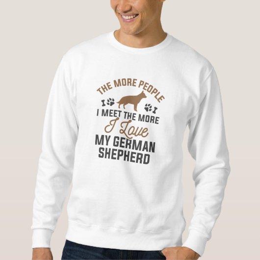 Ich Liebe meine deutsche Schäferin Sweatshirt (Vorderseite)