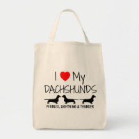 Ich Liebe meine drei Dackeln