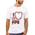 Ich Liebe Meine EHEFRAU benutzerdefinierten T - Sh