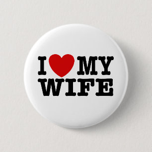 Ich Liebe meine Ehefrau Button
