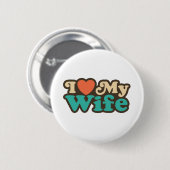 Ich Liebe meine Ehefrau Button (Vorne & Hinten)