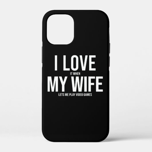 Ich Liebe meine Ehefrau Funny Art Geschenk Case-Mate iPhone Hülle (Rückseite)