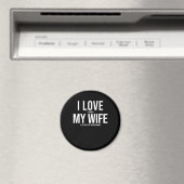 Ich Liebe meine Ehefrau Funny Art Geschenk Magnet (In Situ (Geschirrspüler))