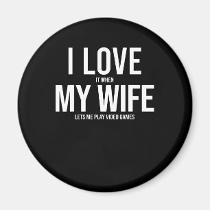 Ich Liebe meine Ehefrau Funny Art Geschenk Magnet