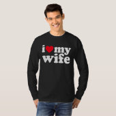 Ich Liebe meine Ehefrau Funny T-Shirt (Vorne ganz)