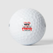 Ich Liebe meine Ehefrau Golfball (Vorderseite)