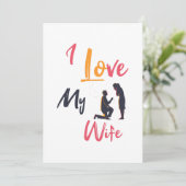 Ich LIEBE meine EHEFRAU Ihren Weg zum Erfolg (Stehend Vorderseite)