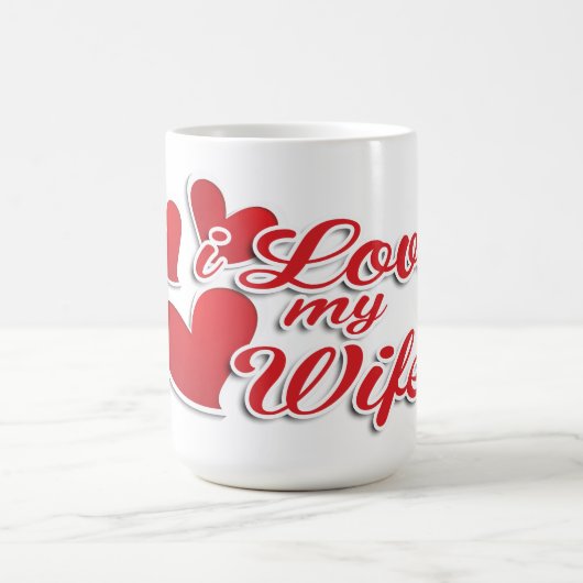 Ich Liebe meine Ehefrau Kaffeetasse (Mittel)