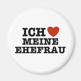 Ich Liebe Meine ehefrau Magnet