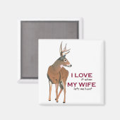 Ich Liebe meine Ehefrau Magnet (Vorderseite/Rückseite)