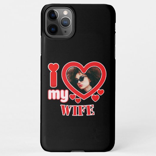 Ich Liebe meine Ehefrau Personalisiert iPhone Hülle (Rückseite)