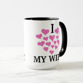 Ich Liebe Meine Ehefrau Personalisiert Kaffee Tass Tasse (VorderseiteRechts)