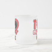 Ich Liebe meine Ehefrau Personalisiert Mattglastasse (Mittel)