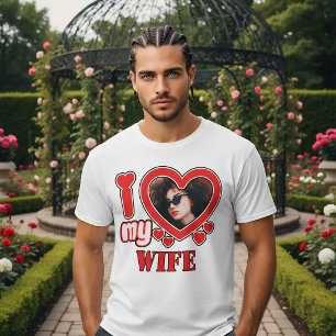 Ich Liebe meine Ehefrau Personalisiert T-Shirt
