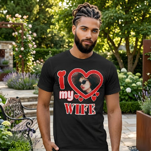 Ich Liebe meine Ehefrau Personalisiert T-Shirt