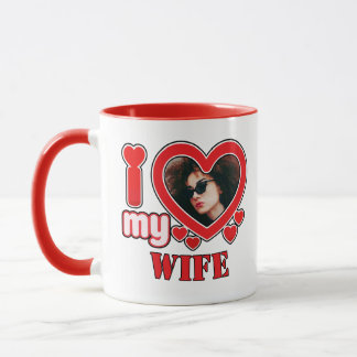 Ich Liebe meine Ehefrau Personalisiert Tasse