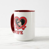 Ich Liebe meine Ehefrau Personalisiert Tasse (Vorderseite Links)