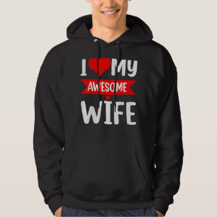 Ich Liebe meine Ehefrau Rotes Herz Valentinstag Ma Hoodie