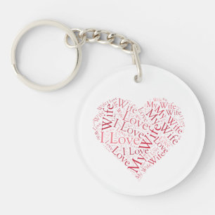 Ich Liebe meine Ehefrau Schlüsselanhänger