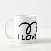Ich Liebe meine Ehefrau Valentinstag Tasse mit Her (Links)
