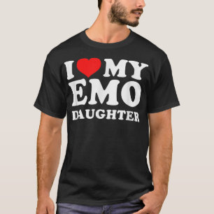 Ich Liebe meine Emo-Tochter T-Shirt