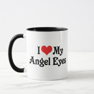 Ich liebe meine Engel Augen Tasse
