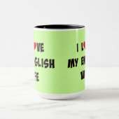 Ich Liebe meine englische Ehefrau Tasse (Zentrum)