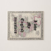 Ich Liebe meine englischen Vorfahren | Benutzerdef Puzzle (Horizontal)