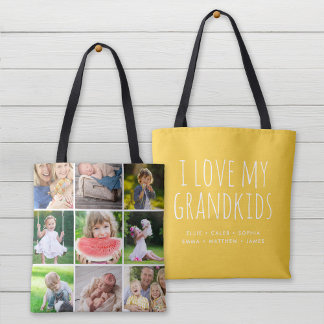 Ich Liebe meine Enkel 9 Foto Instagram Collage Tasche
