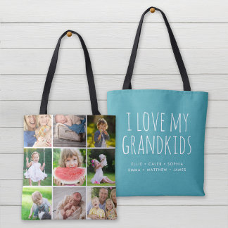 Ich Liebe meine Enkel 9 Foto Instagram Collage Tasche