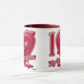 Ich Liebe meine Enkelin rot - Herz Tasse (Zentrum)