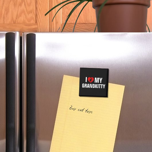 Ich liebe meine Enkelkatze Katzenliebhaber Magnet