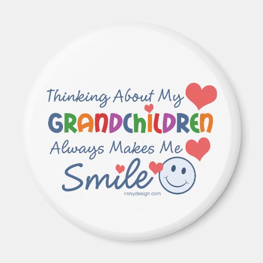 Ich Liebe meine Enkelkinder Magnet (Vorne)