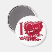 Ich Liebe meine Enkelkinder Magnet (Vorderseite/Rückseite)