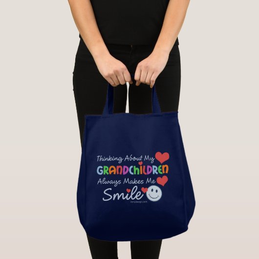 Ich Liebe meine Enkelkinder Tragetasche (Vorderseite (Produkt))