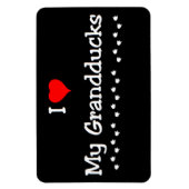 Ich Liebe meine Enten Magnet (Vertikal)