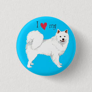 Ich Liebe meine Eskie Button